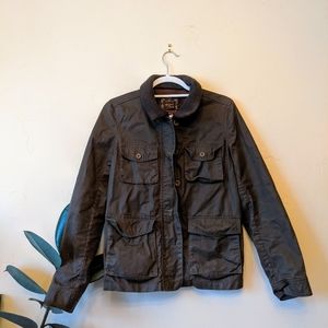 J. Crew Waxed Cotton Utility Jacket